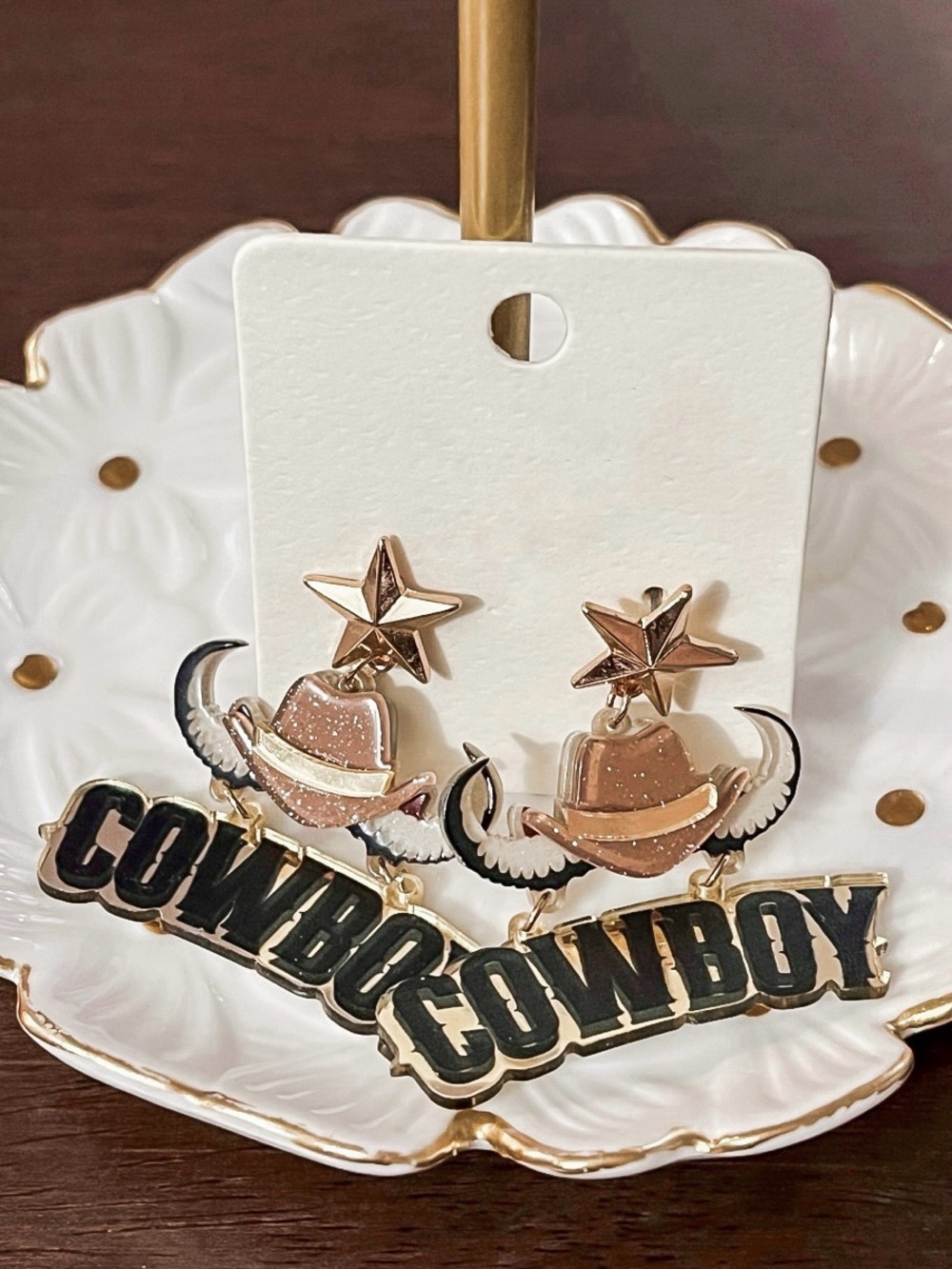 Cowboy Statement Earrings